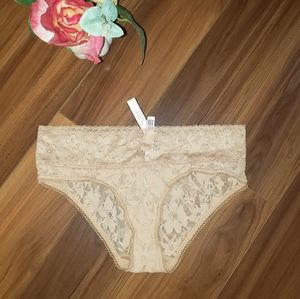 Victoria Secret nude lace hiphugger panties